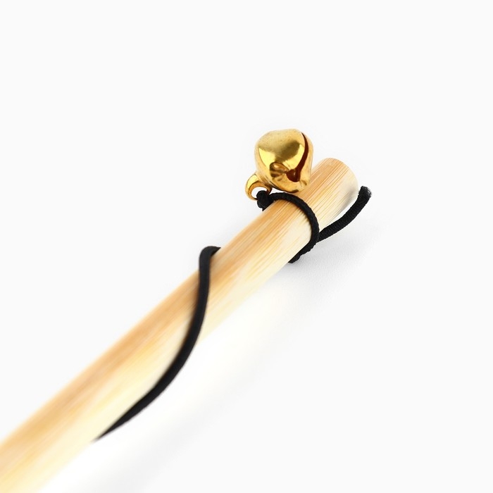 Дразнилка &laquo;Лапка&raquo; с игрушкой, чёрная