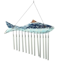 Музыка ветра "Рыбка" алюминий 30х2х45 см Музыка ветра "Рыбка" алюминий 30х2х45 см