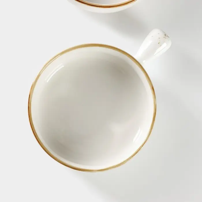 Кокотницы &laquo;Церера&raquo;, набор 2 шт., d=15 см, 500 мл, фарфор, белые