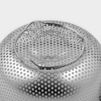 Дуршлаг из нержавеющей стали &laquo;Марко&raquo;, d=16,5 см, две ручки, цвет хромированный