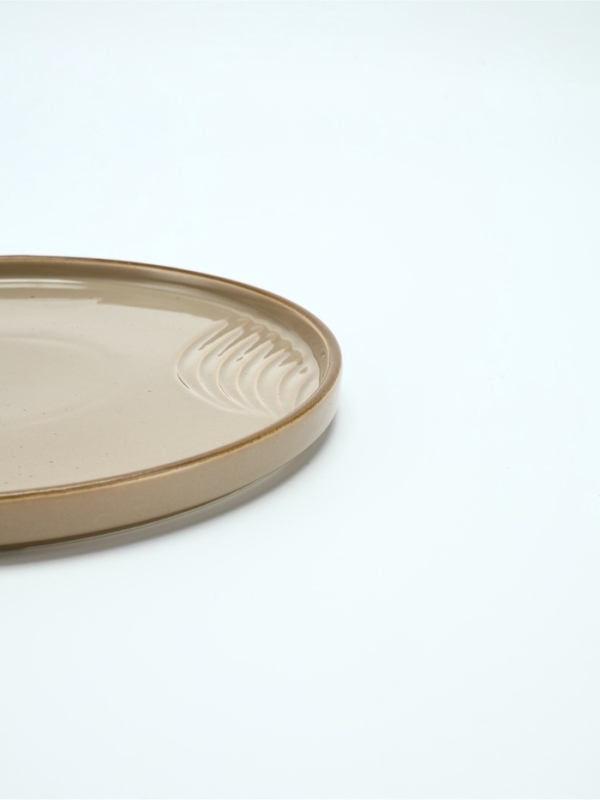 Тарелка керамическая Dolce Ceramo. &laquo;Песчаный берег&raquo;, 23 х 23 см