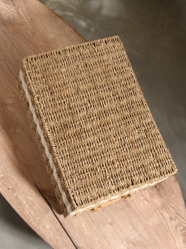 Корзина плетеная 46х31х20 см, сиграсс