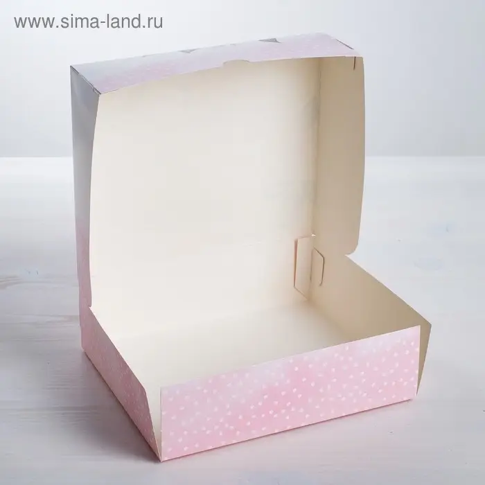 Кондитерская упаковка, коробка &laquo;С любовью&raquo; 17 х 20 х 6 см