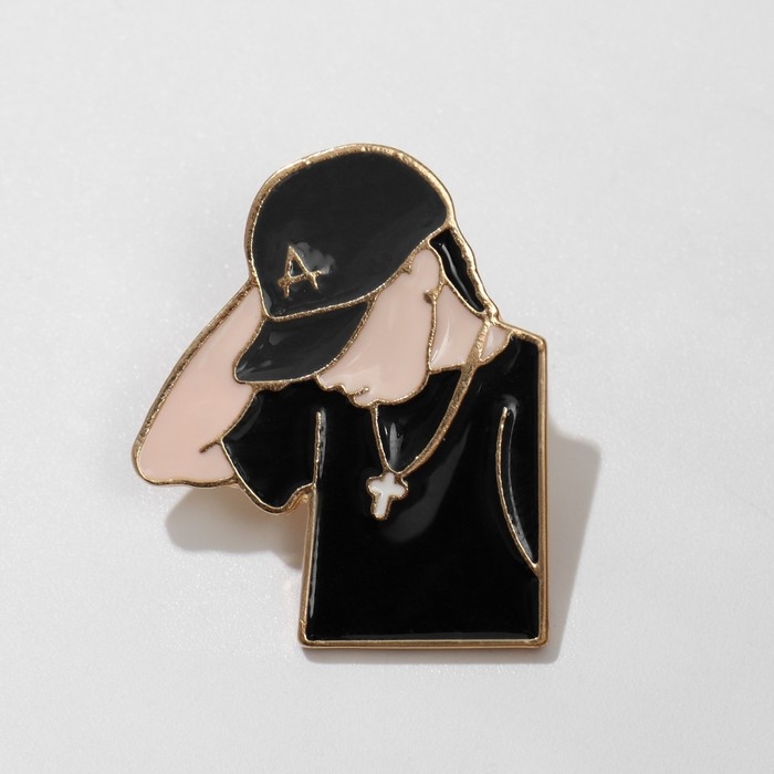 Набор 2 предмета: значок, глиттер &laquo;Корейский стиль&raquo;, цветной, глиттер - цвет МИКС