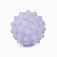 Игрушка пищащая "Мячик" для собак, 6,5 см, серая МИКС