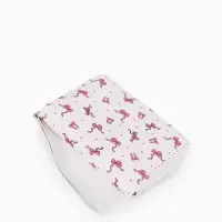 Кошелек жен 07-01-01 Июнь2534 бантики, 12*1,5*9 см, 2 отд+отд/молн, д/карт, белый