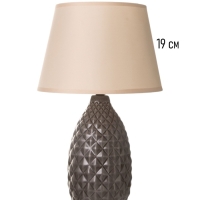 Настольная лампа "Марианна" 1х15Вт Е14 серый 28х28х45 см