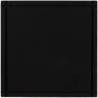 Лейбл из ПВХ Dzeta, L, черный