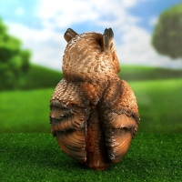 Садовая фигура "Сова большая, натуральная" 27 см Садовая фигура "Сова большая, натуральная" 27 см