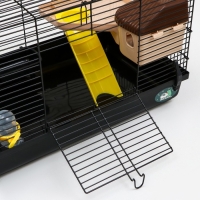Клетка для грызунов "Пижон", с наполнением 47 х 30 х 27 см, чёрная Клетка для грызунов "Пижон", с наполнением 47 х 30 х 27 см, чёрная