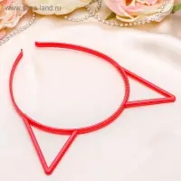 Ободок для волос &laquo;Ушки&raquo;, 0.6 см, МИКС