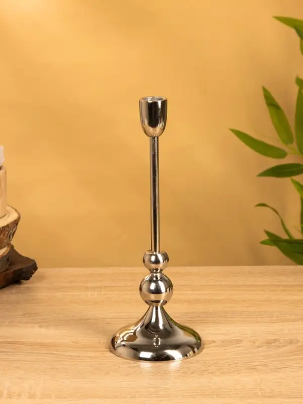 Подсвечник "Сицилия" 10х10х27 см, алюминий