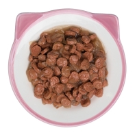 Влажный корм Ферма кота Фёдора рыбные кусочки для кошек с лососем, креветками и форелью 85г Влажный корм Ферма кота Фёдора рыбные кусочки для кошек с лососем, креветками и форелью 85г