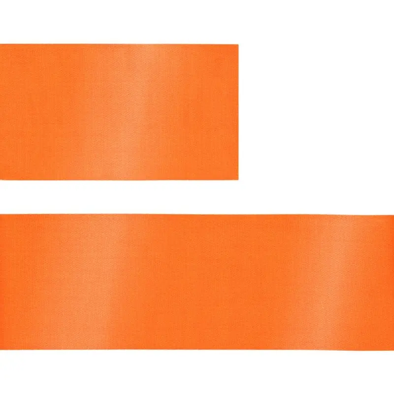 Лента сатиновая Satin 35 L, оранжевая, 120 см
