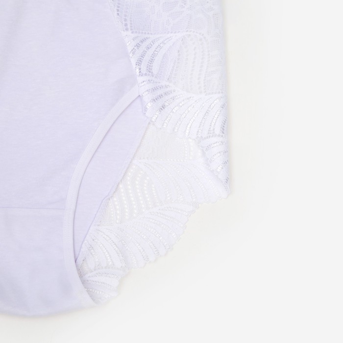 Трусы женские слипы, цвет белый, р-р 48-50