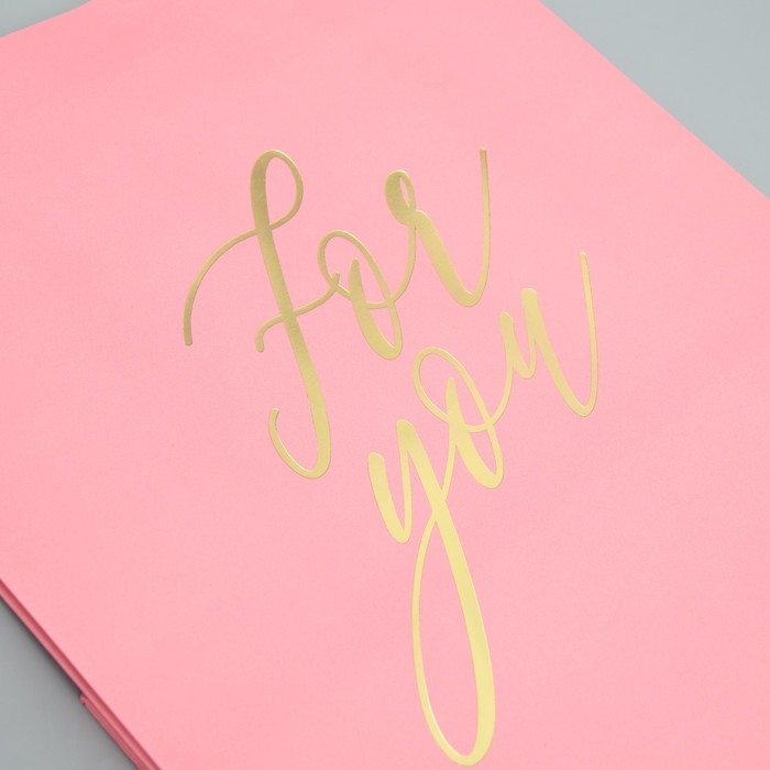 Пакет подарочный, упаковка, &laquo;Для тебя&raquo;, ML 23 х 27 х 11.5 см