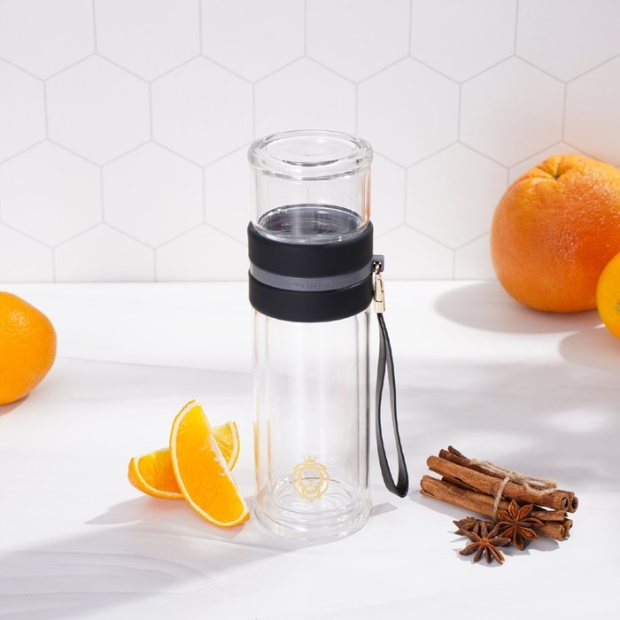 Термос, заварник чайный &laquo;Король Лев&raquo;, 290 мл, с двойными стенками, с силиконовой ручкой