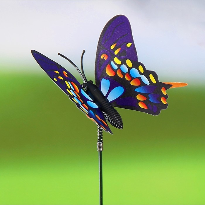 Штекер Штекер "Бабочка Атрис" 7х7см/30см, набор 30шт, МИКС