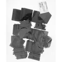 Заглушка для профильной трубы ТУНДРА, 40х40 мм, набор 20 шт