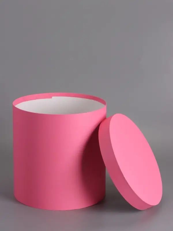 Шляпная коробка розовая, 30 х 30 см