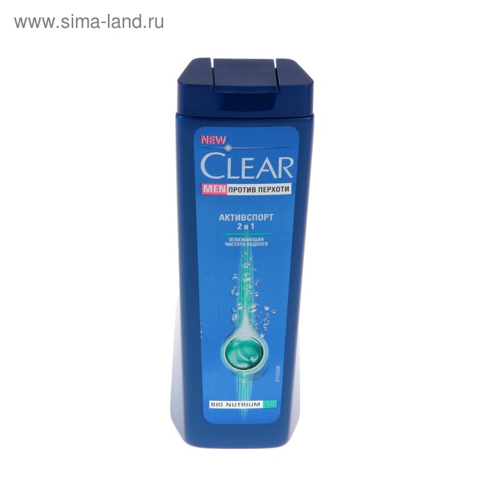 Шампунь и бальзам для волос Clear Men 2 в 1 &laquo;Активспорт&raquo;, 200 мл