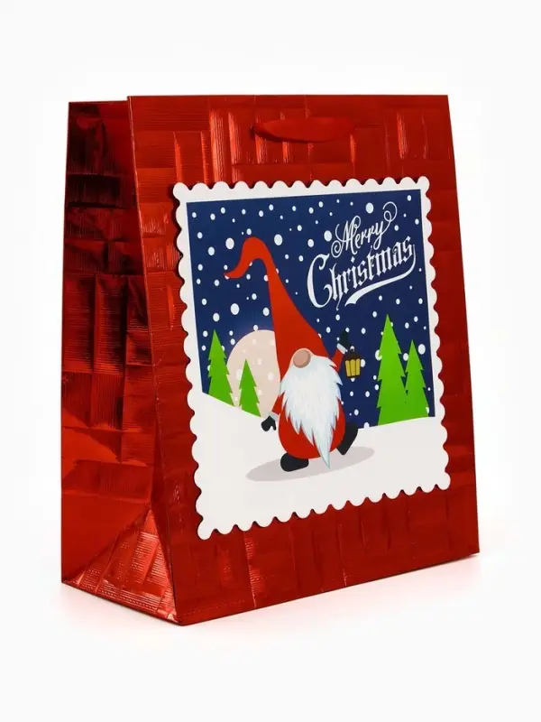 Набор подарочных пакетов &laquo;Новый год&raquo;, 2 шт,  25,4 &times; 30,5 &times; 12,7 см