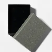 Коробочка подарочная под набор &laquo;Лофт&raquo;, 7&times;9 см, серая, вставка чёрная