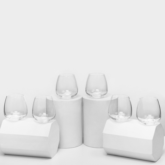 Набор стеклянных стаканов «Жизель», 400 мл, 6 шт Набор стеклянных стаканов «Жизель», 400 мл, 6 шт