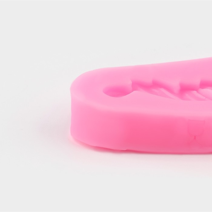 Молд Доляна &laquo;Лепнина&raquo;, силикон, 14,3&times;4,7&times;0,9 см, цвет розовый