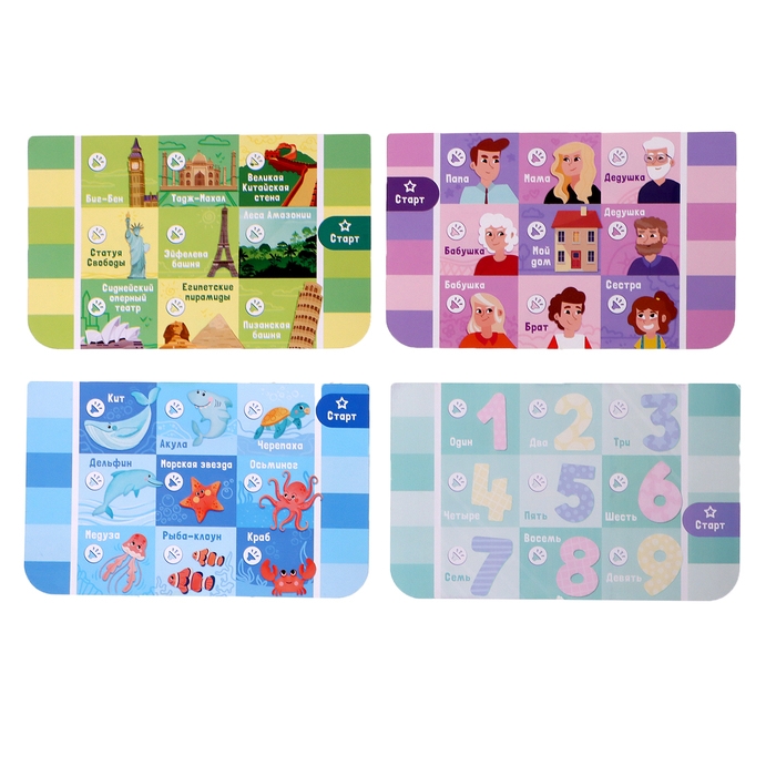 Обучающий планшет &laquo;Мои первые английский слова&raquo;, звук, свет