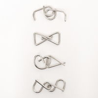 Головоломка металлическая &laquo;Деньги мира&raquo;, набор 8 шт.