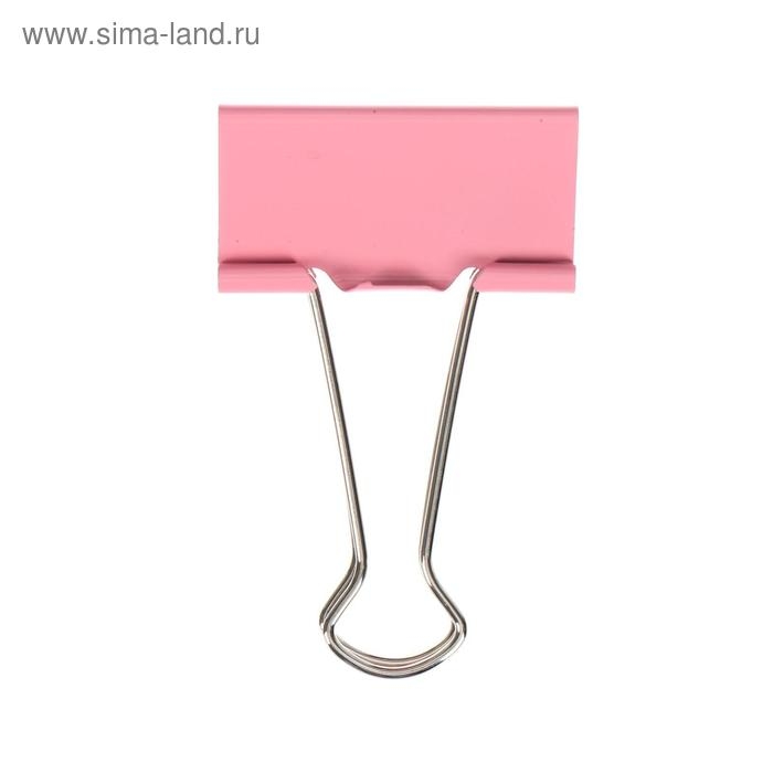 Зажимы для бумаг 51 мм, 12 штук, deVENTE, металлические, МИКС х 4 цвета, картонная коробка