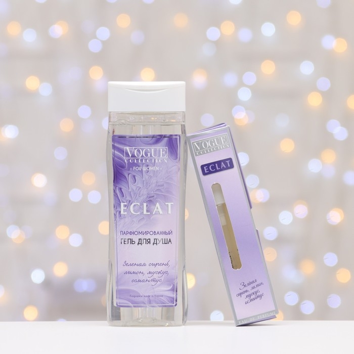 Подарочный набор косметики женский Eclat for women, гель для душа 250 мл, парфюмерная вода 30 мл Подарочный набор косметики женский Eclat for women, гель для душа 250 мл, парфюмерная вода 30 мл