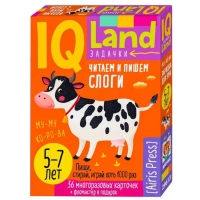 IQ Многоразовые карточки с маркером &laquo;Читаем и пишем слоги&raquo;, 6+