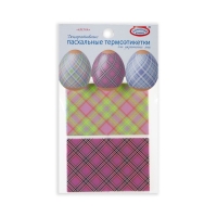 Пасхальная термоусадочная плёнка "Узоры" МИКС