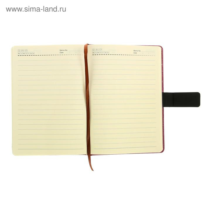 Органайзер А5, с хлястиком, 120 листов в линейку, обложка ПВХ, МИКС