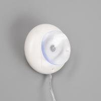 Светодиодная фигура на присоске &laquo;Дед Мороз&raquo; 19 &times; 22 см, пластик, батарейки АААх3 (не в комплекте), свечение тёплое белое