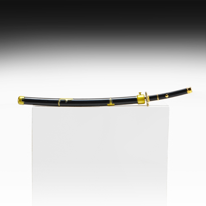 Сувенирное оружие мини "Катана Юбасири", 24 см, чёрная