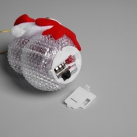 Ёлочная игрушка &laquo;Медвежонок&raquo;, 10 см, от батареек, свечение мульти (RGB)