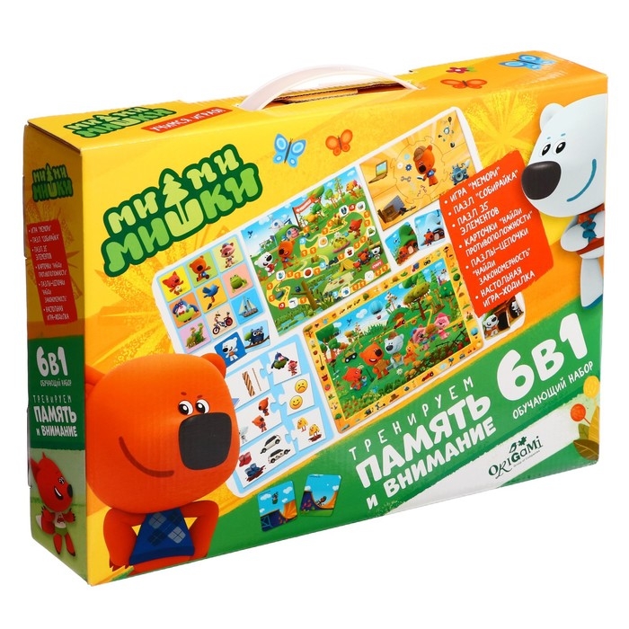 Игровой набор 6 в 1 &laquo;МиМиМишки.Тренируем память и внимание&raquo;