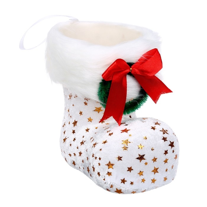 Конфетница &laquo;Сапожок&raquo;, звёзды, цвета МИКС