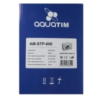 Насос канализационный TIM AM-STP-600, 600 Вт, 140 л/мин, напор 6.5 м, с измельчителем