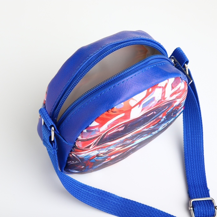 Сумка детская на молнии, цвет синий