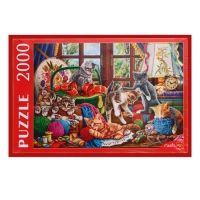 Пазл &laquo;Котята с клубками&raquo;, 2000 элементов