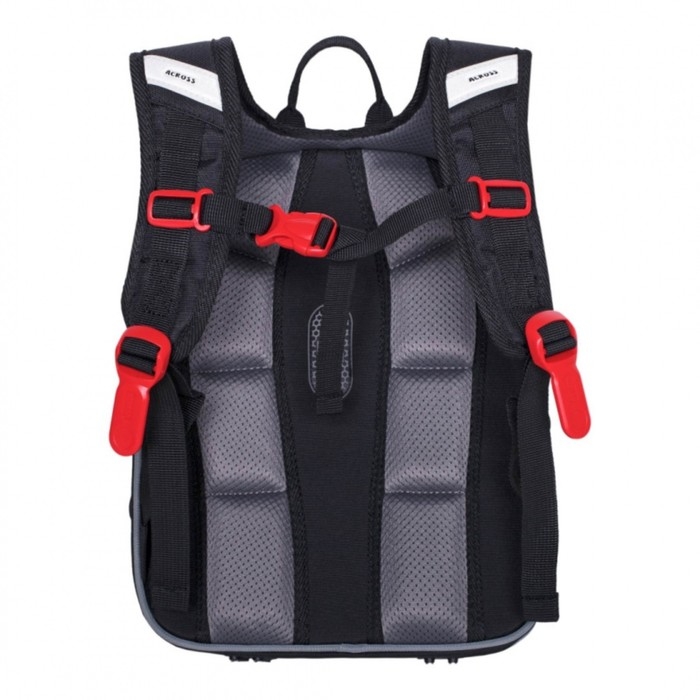 Рюкзак каркасный 35 х 26 х 14 см, Across 490, наполнение: мешок, серый 23-490-5