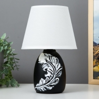 Настольная лампа 16537/1BK E14 40Вт черно-белый 17,5х17,5х26,5 см Настольная лампа 16537/1BK E14 40Вт черно-белый 17,5х17,5х26,5 см