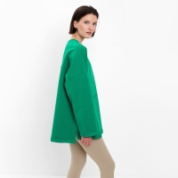 Свитшот женский MINAKU: Casual collection цвет зелёный, р-р 46 Свитшот женский MINAKU: Casual collection цвет зелёный, р-р 46