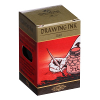 Тушь для письма и рисования художественная 20 мл, Koh-I-Noor, золотой Тушь для письма и рисования художественная 20 мл, Koh-I-Noor, золотой