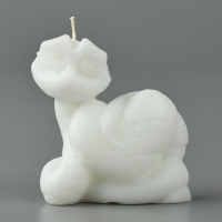 Новый год 2025! Свеча интерьерная &laquo;Новогодняя коллекция: Змейка милашка&raquo;, белая, 69 х 61 х 36