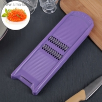 Овощерезка для моркови &laquo;Эконом&raquo;, 8,5&times;27,5&times;1,5 см, цвет МИКС